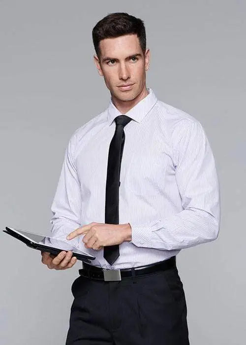 Aussie Pacific Men's Bayview Long Sleeve Shirt 1906L Corporate Wear Aussie Pacific